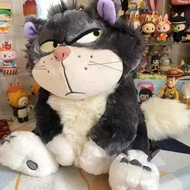 cod 30-60cm Disney Genuine Lucifer Plush Toy Stuffed Animal Plush Toys Japan Figaro CinderellaS Cat