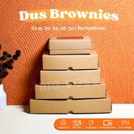 Laminated Brownies Box/Kraft Brownies Box/Cake Box/Brownies Packaging/Brownies Box/Window Brownies Box/Snack Box
