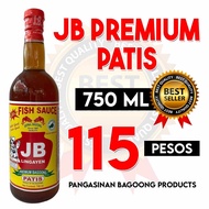 JB Lingayen Fish Sauce Premium Patis 750ML