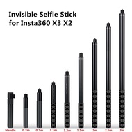 For insta360 1.2M 1.5M 2M 3M Invisible Selfie Stick for Insta360 X4 one X3 X2 Selfie Stick Bullet Time Bundle Handle for Insta360 Panoramic Camera Accessories DJI