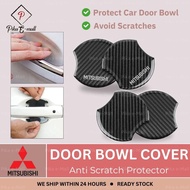 Mitsubishi Car Door Bowl Protector Car Door Handle Protector Carbon Sticker Expander Mitsubishi Xpander Triton Accessori