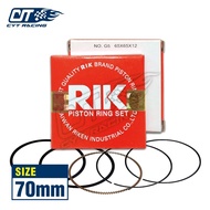 For 70mm Vespa complete motorcycle engine set piston ring rik