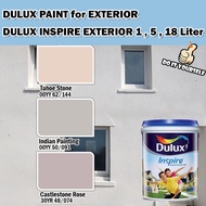 ICI DULUX INSPIRE EXTERIOR PAINT COLLECTION 18 Liter Tahoe Stone / Indian Painting / Castlestone Rose