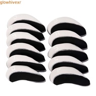 GLOWHIVE Golf Iron Headcover 4-9,P,S,A,L Durable Golf Iron Covers Set Protective Cover Golf Putter A
