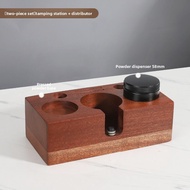 MONGDIO | Wooden Espresso Tamper with Handle Holder 51/58mm