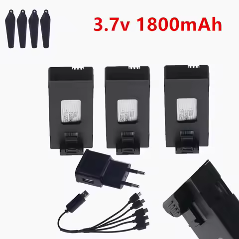 Rechargeable 3.7V Lipo Battery 1800mAh Or Charger For RC Drone E88,E88PRO,E99,S2,P1,K3,P10,A13,S98,E