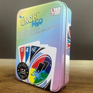 Board Games UNO H2O Card Game WaterProof Pressure Proof PVC Plastic Transparent Kids Toys Playing Ca
