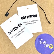 COTTON ON COTTON-ON HANGTAG BRANDED CLOTHING, BAG, AND SHOE LABEL/