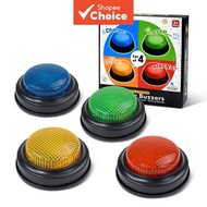 Sound & Light Beeper Quiz Game Buzzers Kids Interactive Classroom Competition Response Training Tool