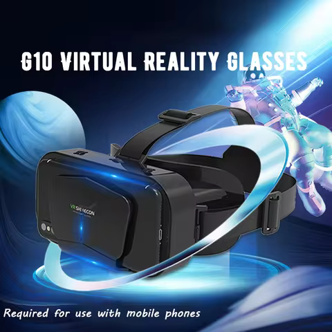 G10 Shinecon VR Glasses 3D Headset Virtual Reality Devices Helmet Viar Lenses Goggle For Smartphone 