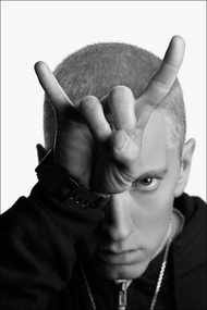 โปสเตอร์ Eminem อิมิเน็ม Rapper แร็พเปอร์ Hip Hop ฮิปฮอป Music Poster รูปภาพ ของสะสม ของแต่งบ้าน ของ