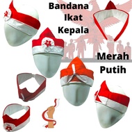 bandana merah putih scraf head band / bandana merah putih scraf