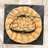 Woven plate bracelet