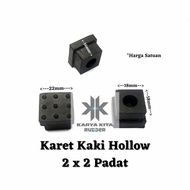 Karet Kaki Meja Kursi Rak Besi Hollow 2x2 Padat Hollo