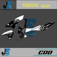 SIMPLE STRIPPING YAMAHA GEAR HAYABUSA ALREADY CUT, JUST STICK IT ON