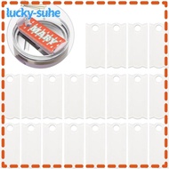 LUCKY-SUHE Sublimation Topper, Acrylic 8.2*8.2*0.2cm Sublimation Name Plate Blanks Acrylic, 7.3*8.2*0.2cm 8.1*3.3*0.2cm Sublimation Blanks Products For  Cup