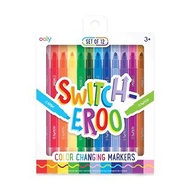 美國OOLY Switch-eroo! 雙頭神奇變色彩色筆(12色) | 玩轉色彩