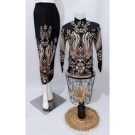 Batik couple/baju batik couple/batik Long Sleeve/batik set/Skirt set