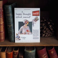 歐美早期知名廣告原版復刻明信片 可口可樂仕女