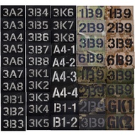 Call Sign Patch Infrared Muiticam CP 1B9/2B9/3B9/6B9 Tactical Military Badge Reflective A4-1,3A1,3B2