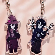 Two Time,azure Forsaken Keychain,Acrylic Keychain,Azuretime,Kawaii cartoon game Character pendant