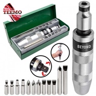 READY STOCK 💰 Teemo 13pcs Impact Screwdriver Set Wrench Pulse Impact Drill Handle (YG-0052)