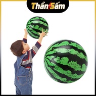 Watermelon Rubber Ball Watermelon Shaped Inflatable Ball Children's Sports Entertainment Toy - Littl