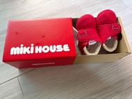 Miki House 嬰兒鞋 紅色