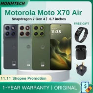 [2025] Motorola moto X70 Air Snapdragon 7 Gen 4 6.7inches 4800mAh 68W Motorola X70 Air Dual SIM Moto
