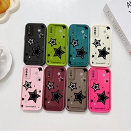 Fashion Cute Shining Black White Stars Phone Casing For VIVO Y17 Y15 Y12 Y11 Y20S Y20A Y20T 1906 190