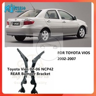 RTO rear bumper bracket support rear bracket for TOYOTA NCP42 VIOS 2002 2003 2004 2005 2006 2007