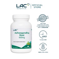 VIÊN UỐNG HỖ TRỢ GIẤC NGỦ CHIẾT XUẤT RỄ SÂM ẤN ĐỘ LAC ASHWAGANDHA ROOT 500MG (60 VIÊN)