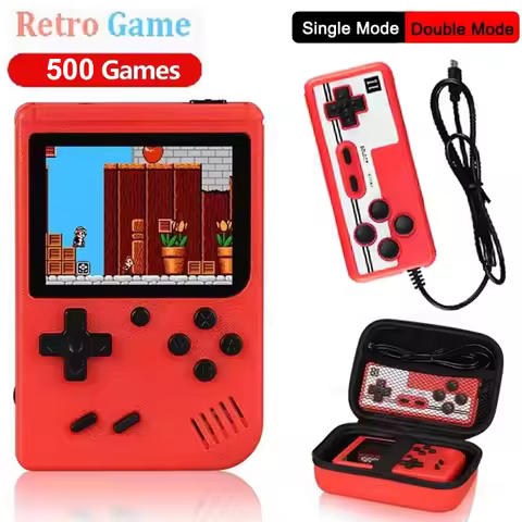 2.4Inch Retro Portable Mini Handheld Game Player 8 Bit Video Game Console Built-in 500 Games Gameboy