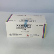 Cetirizine 10mg tablet Branded CTZ 1box 100pcs