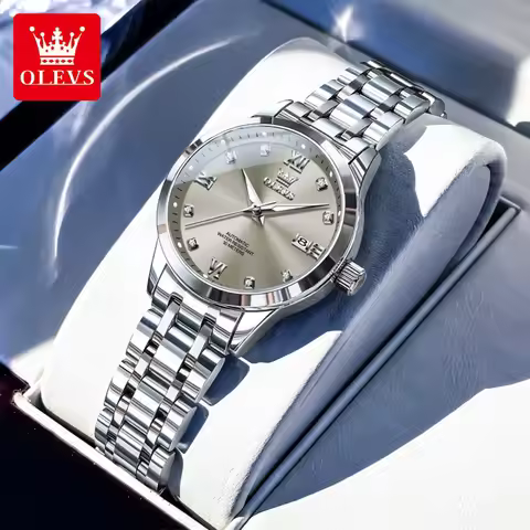 OLEVS 9946 Mechanical Watch Women Automatic Movement Watch Casual Watches