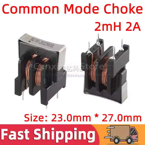 2pcs BU16-2022R0BL UU16 UF16 Common Mode Choke Coil Power Inductor Inductance 2mH 2A Switching Power