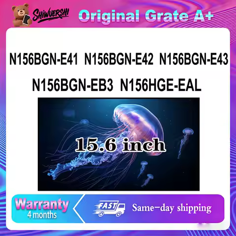 Original New A+ 15.6 inch Slim Laptop Lcd Screen Panel N156BGN E41 N156BGN E42 N156BGN E43 N156BGN E