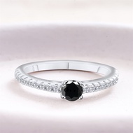 4mm 0.3CT D Color Moissanite Ring for Couples  Women Men 925 Sterling Silver Lab Diamond Engagement 