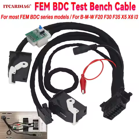 FEM BDC Car Testing Platform Cable 4 Interface Key Programmer Adapter Cable For BMW F20 F30 F35 X5 X
