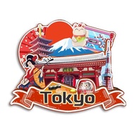 Refrigerator Magnet Tokyo Japan Refrigerator Magnet City Travel Souvenir Sightseeing Gift 3D Classic