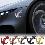 3D Anchor Shape Emblem Decals | 3D Metal Car Boat Anchor Hooks Emblems Styling Sticker For Car Body 