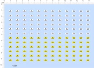 Hồng Kông Micro Xe Mô Hình 1:64 Đa Năng Biển Số Miếng Dán Decal Nước Đặc Biệt 75551 Cho Trang Trí Xe