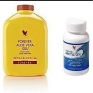 1 x FOREVER ALOE VERA GEL +FOREVER SINGAPORE FISH OIL