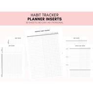 Planner Inserts - Habit Tracker