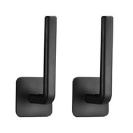 免打孔黑色無痕掛鉤抹布掛架廚房紙巾收納架牆壁置物架跨壁掛式