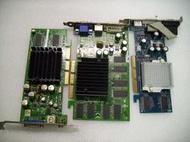 【楓林】顯示卡 -- 各廠牌FX5200、ATI 9200，AGP-8X，128MB，中古良品。