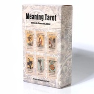 78pcs Meaning Tarot Cards Playing Card Party Board Game Astrology Divination Fate Tarot Deck New Arr