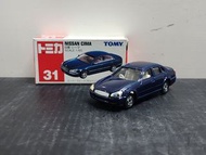 【米舖TOY】 9成新 TAKARA TOMY TOMICA #31 Nissan Cima F50 藍色 日版 車仔