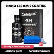 9H Car Graphene Ceramic Coating Agent 50ml Nano Ceramic Coating Hydrophobic Paint Protection Scratch