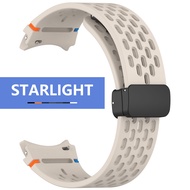 Silicone Vòng tay thể thao cho Samsung Galaxy Watch 4 5 6 7 44mm 40mm FE cổ điển 43mm 46mm Vòng đeo